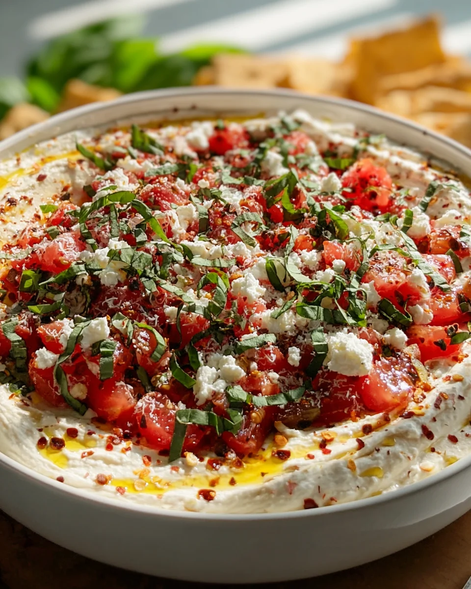 Rezept: Bruschetta Dip – Dein lebhaftes, leckeres Party-Highlight