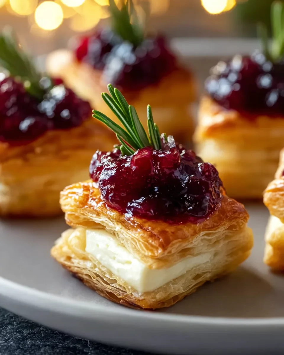 Cranberry Brie Bites