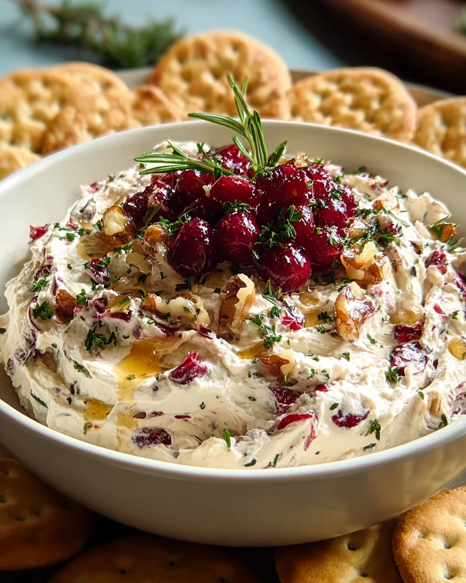 Cranberry Whipped Feta Dip: Festliche Vorspeise zum Verlieben!