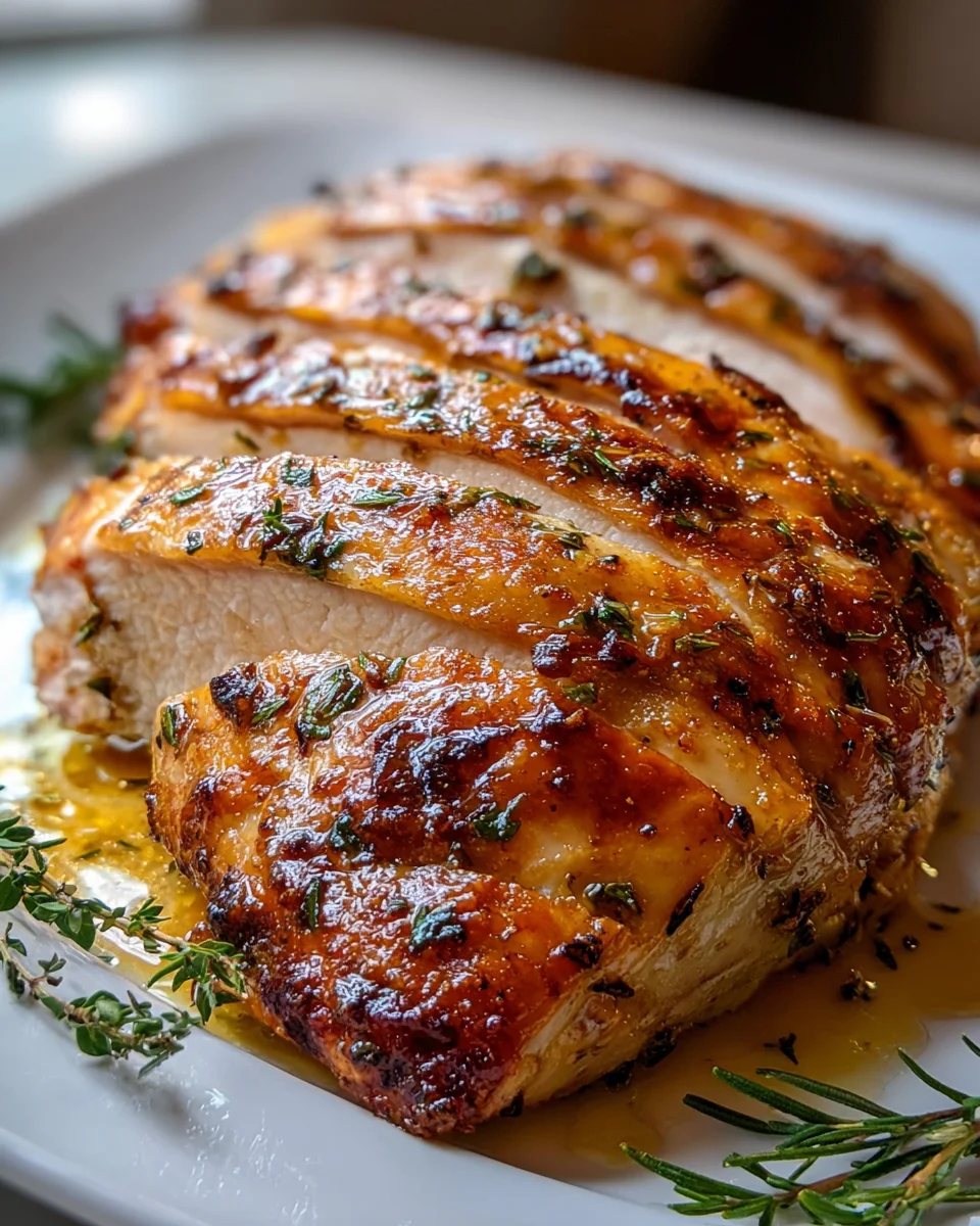 Saftiger Butterball Truthahnbrustbraten im Crock Pot Rezept