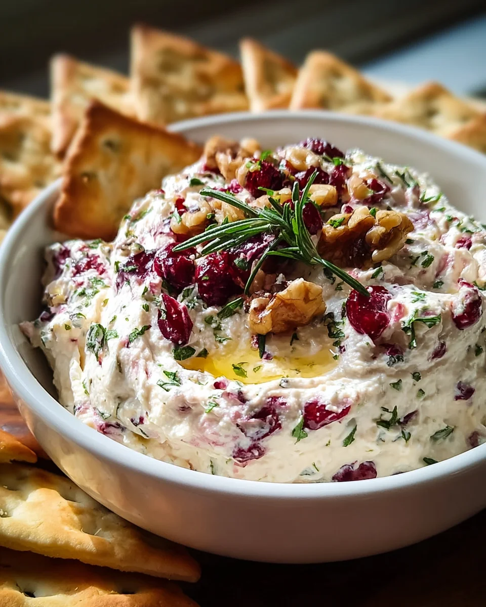 Cranberry Whipped Feta Dip: Festliche Vorspeise zum Verlieben!