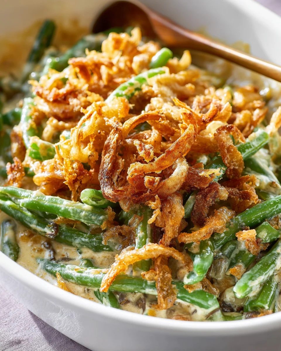 Klassischer Grüner-Bohnen-Auflauf