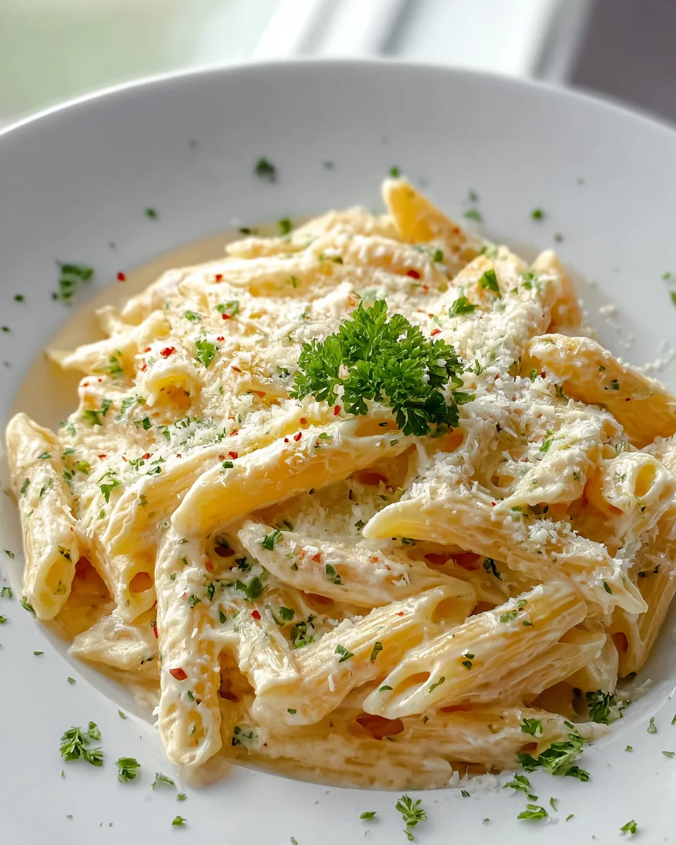 One Pot Creamy Garlic Pasta: Einfache & leckere Rezeptidee