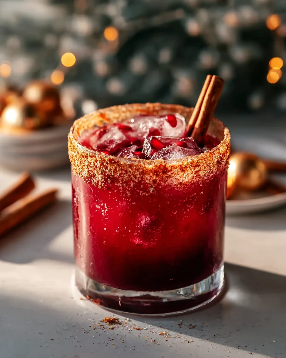 Gewürzte Weihnachts-Margarita: Festlicher Genuss ohne Alkohol