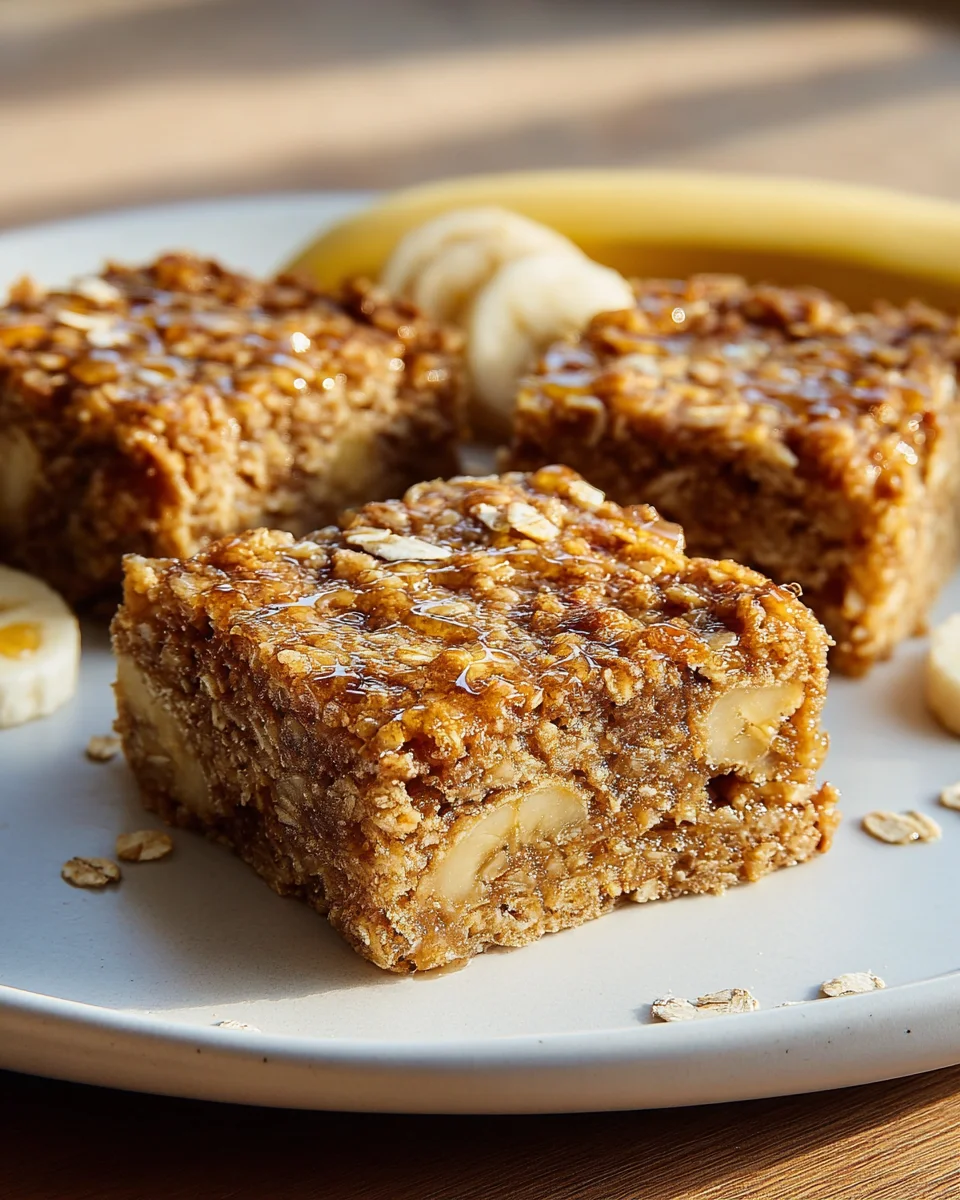 Unwiderstehliche Bananen-Haferriegel: Gesund naschen!