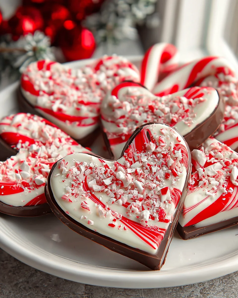 Leckere Candy Cane Hearts – Süße Herzen für die Feiertage