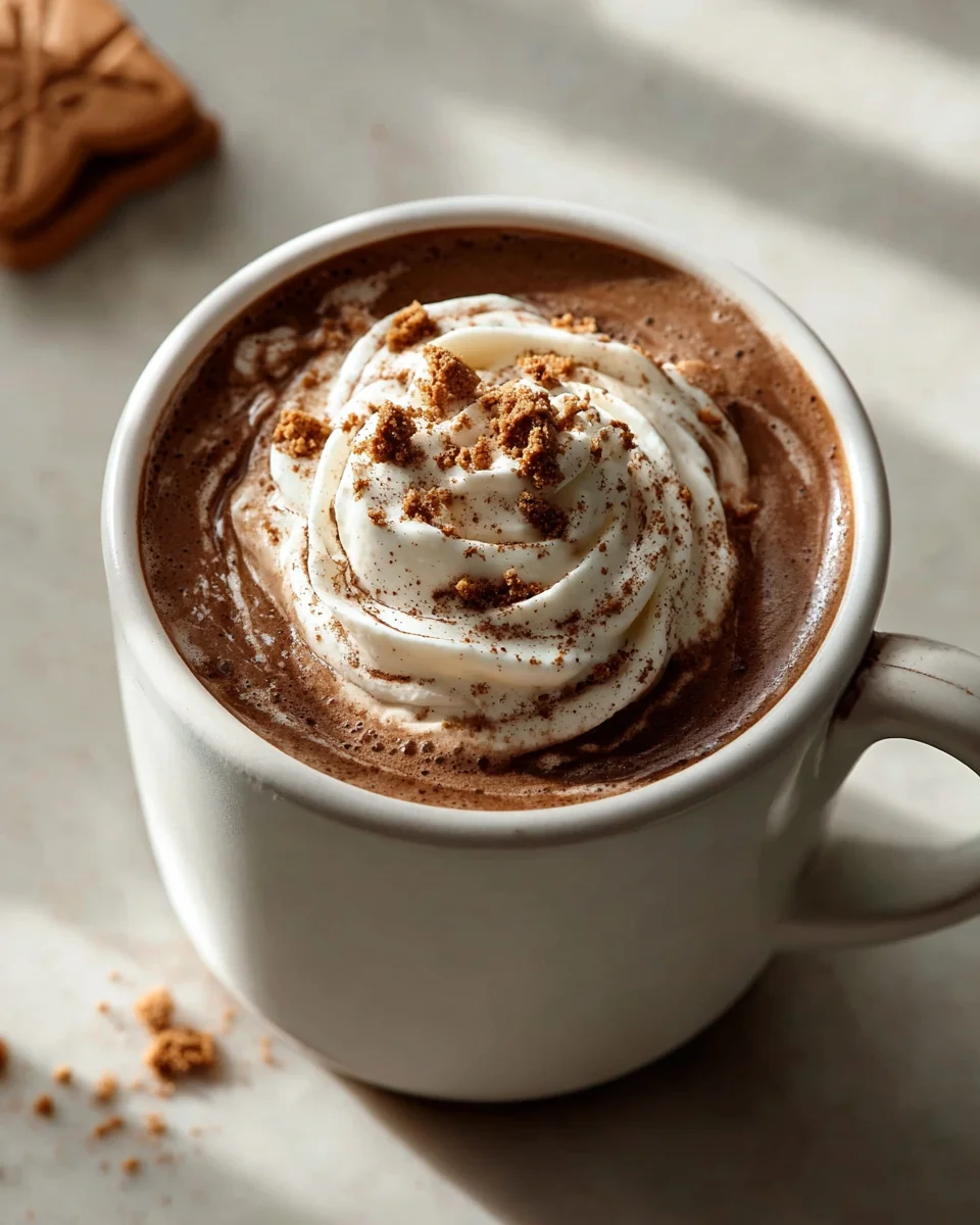 Gin-Extrakt Lebkuchen heiße Schokolade – Festlicher Genuss!