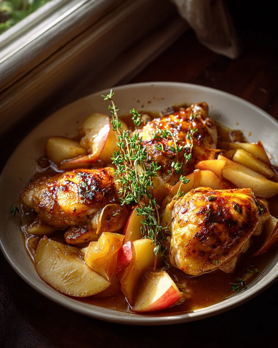 Leckeres Apfel-Ahorn-Hühnchen Rezept für jeden Anlass!