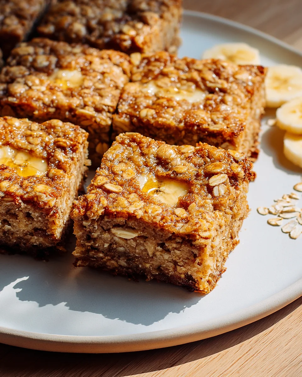 Unwiderstehliche Bananen-Haferriegel: Gesund naschen!