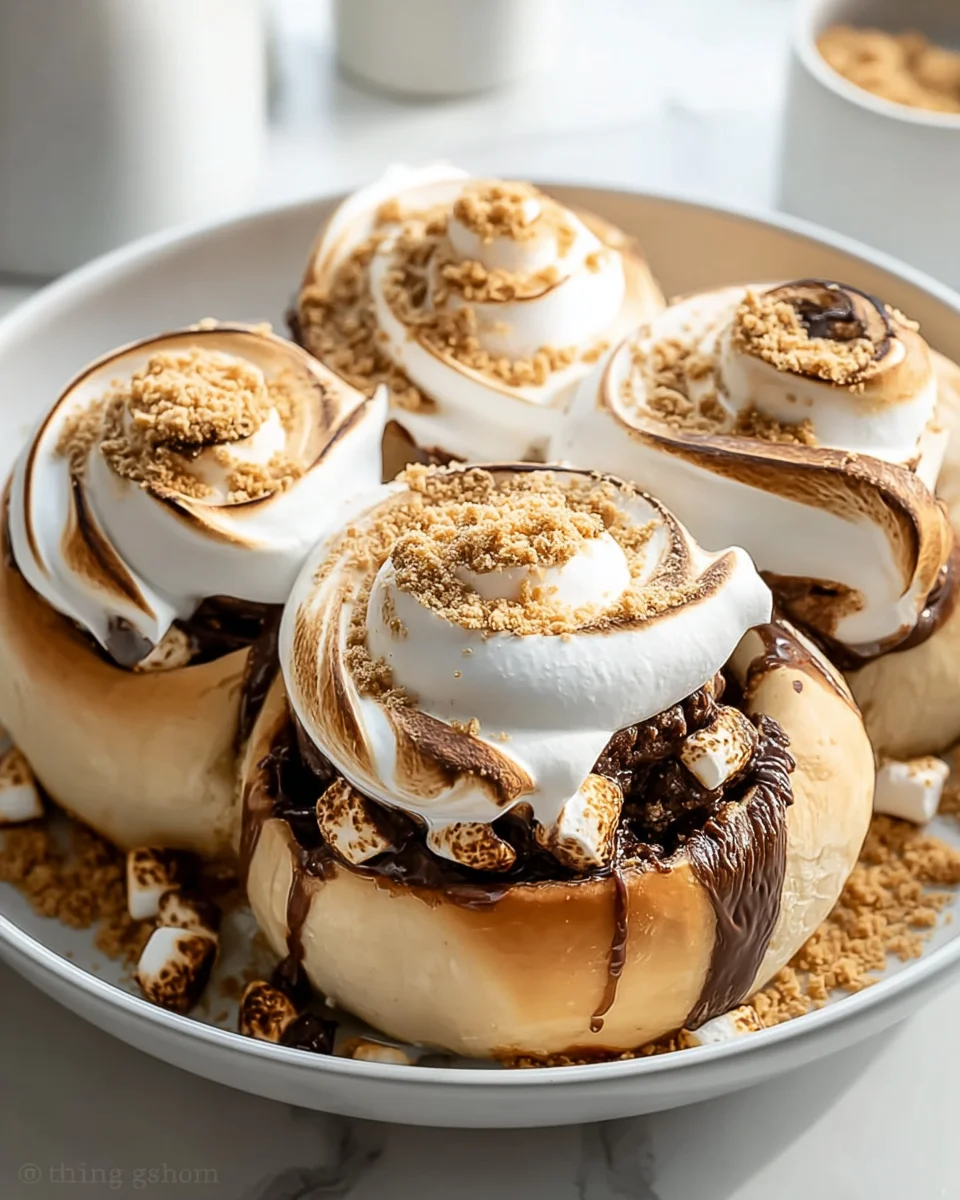 Gooey S'mores Rolls