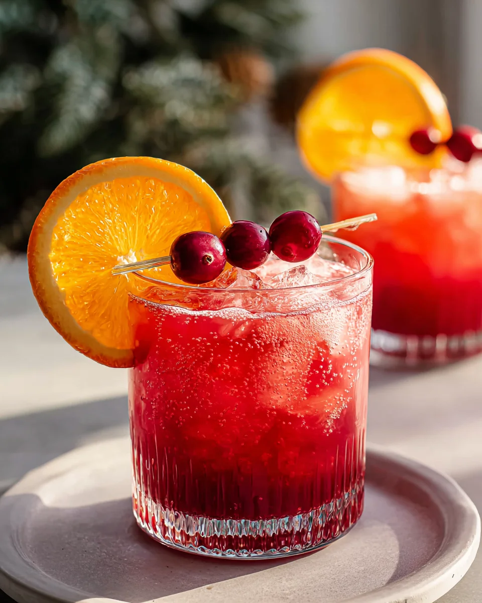 Erfrischender Cranberry Orange Mocktail für jeden Anlass!