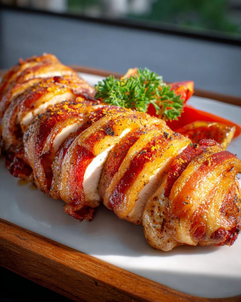 Beef Bacon Wrapped Hühnchenbrust: Einfach und Lecker Rezept