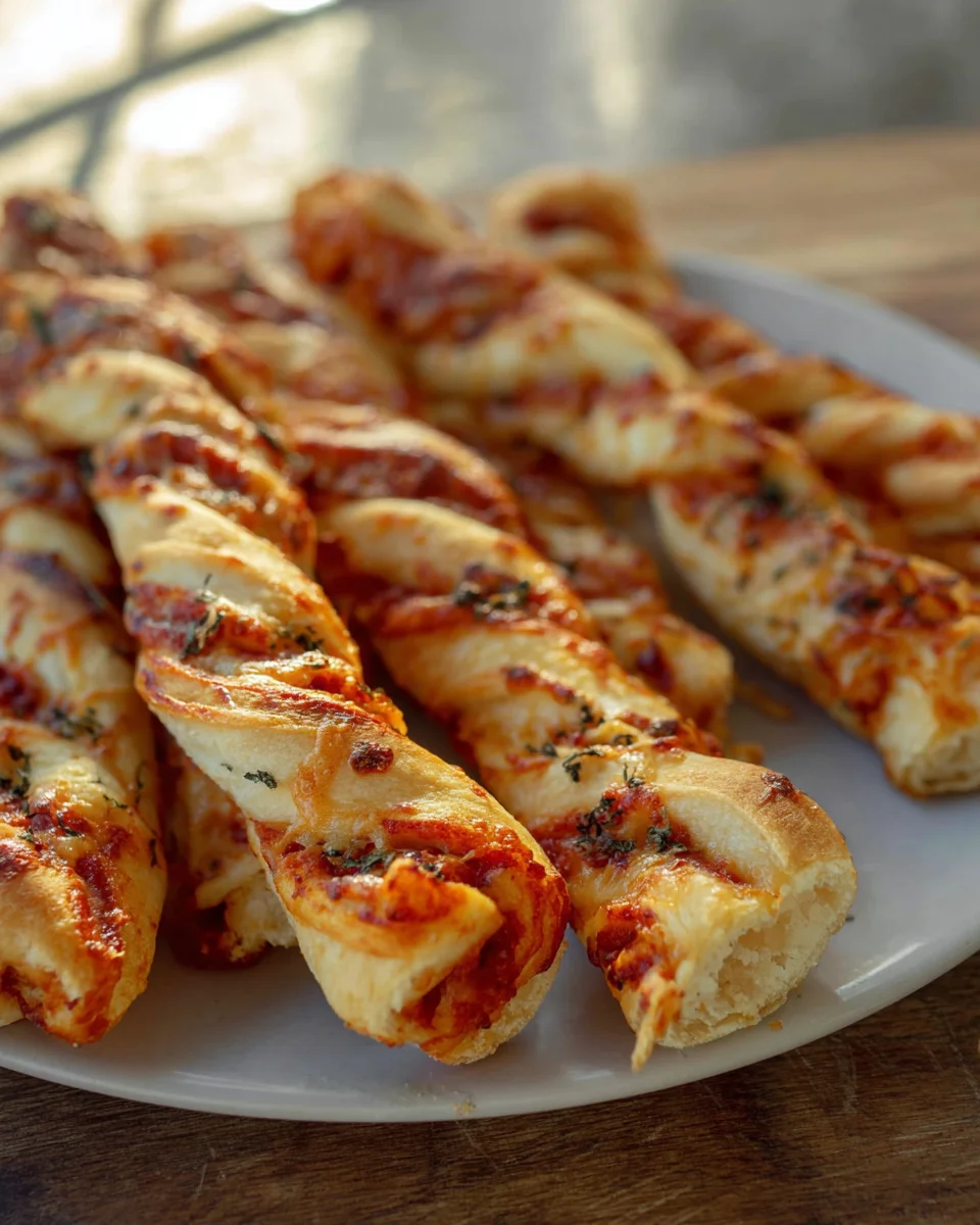Gedrehte Pizzastangen Rezept: Schnell, einfach & super lecker!