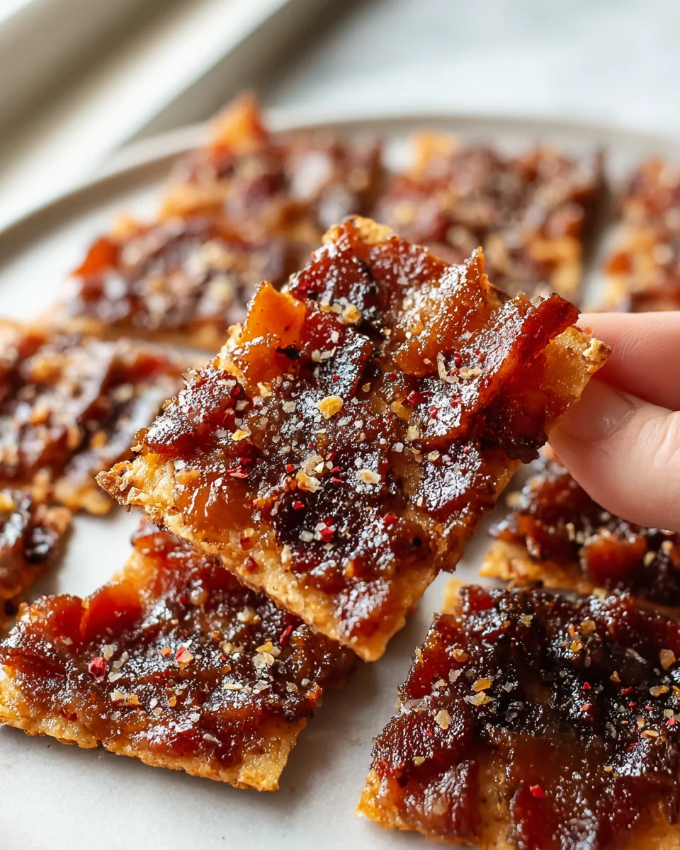 Parmesan Candied Beef Bacon Crackers – Ein unwiderstehlicher Snack!