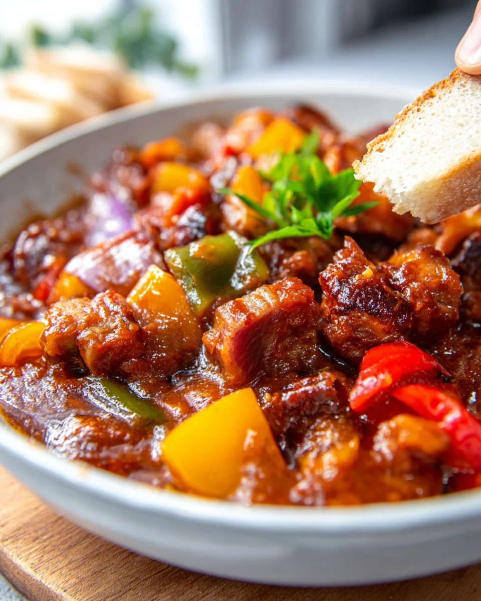 Herzhafter Rinder-Schaschliktopf aus dem Ofen – So lecker!