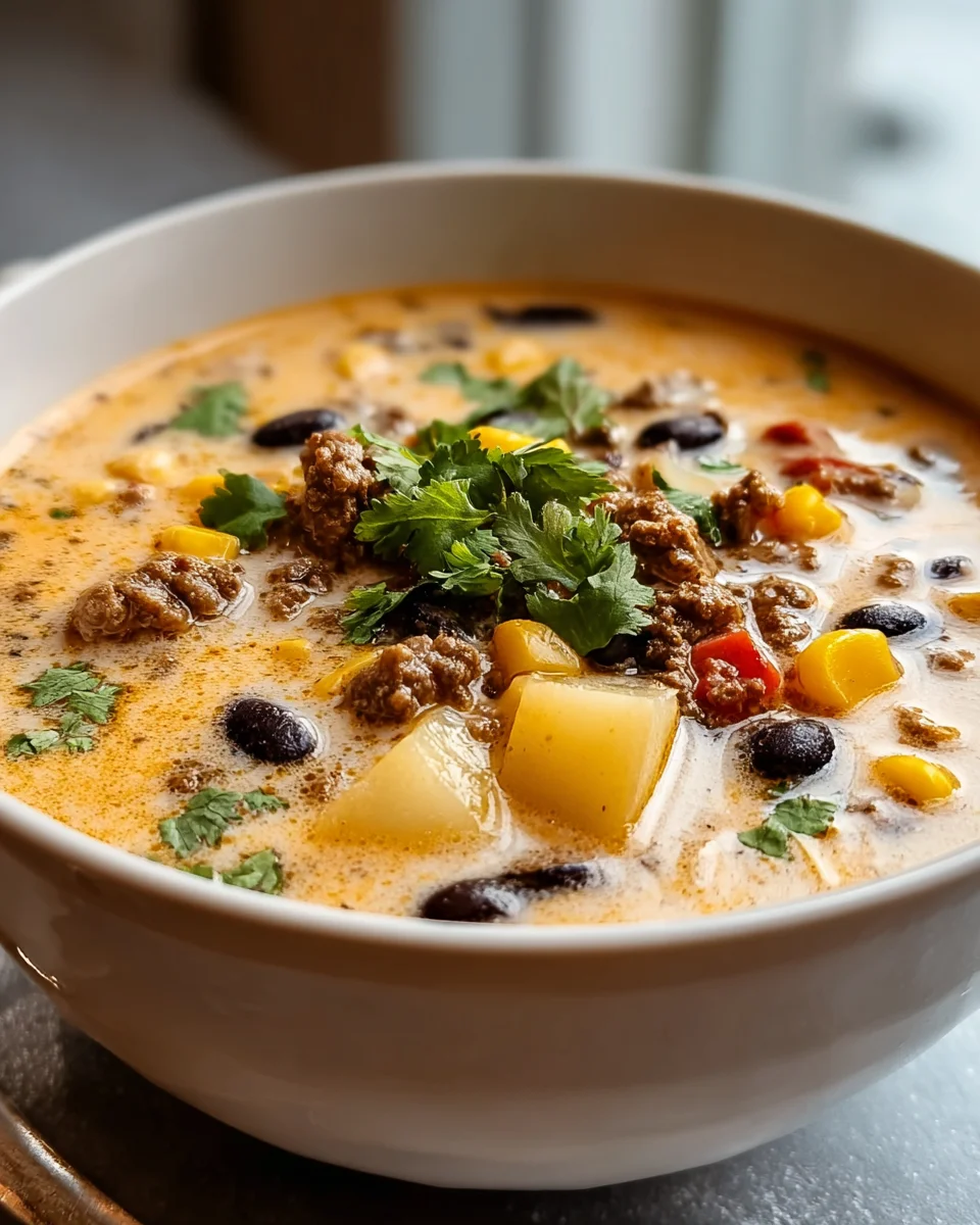 Cremige Cowboy-Suppe: Herzhaftes Rezept mit Rindfleisch