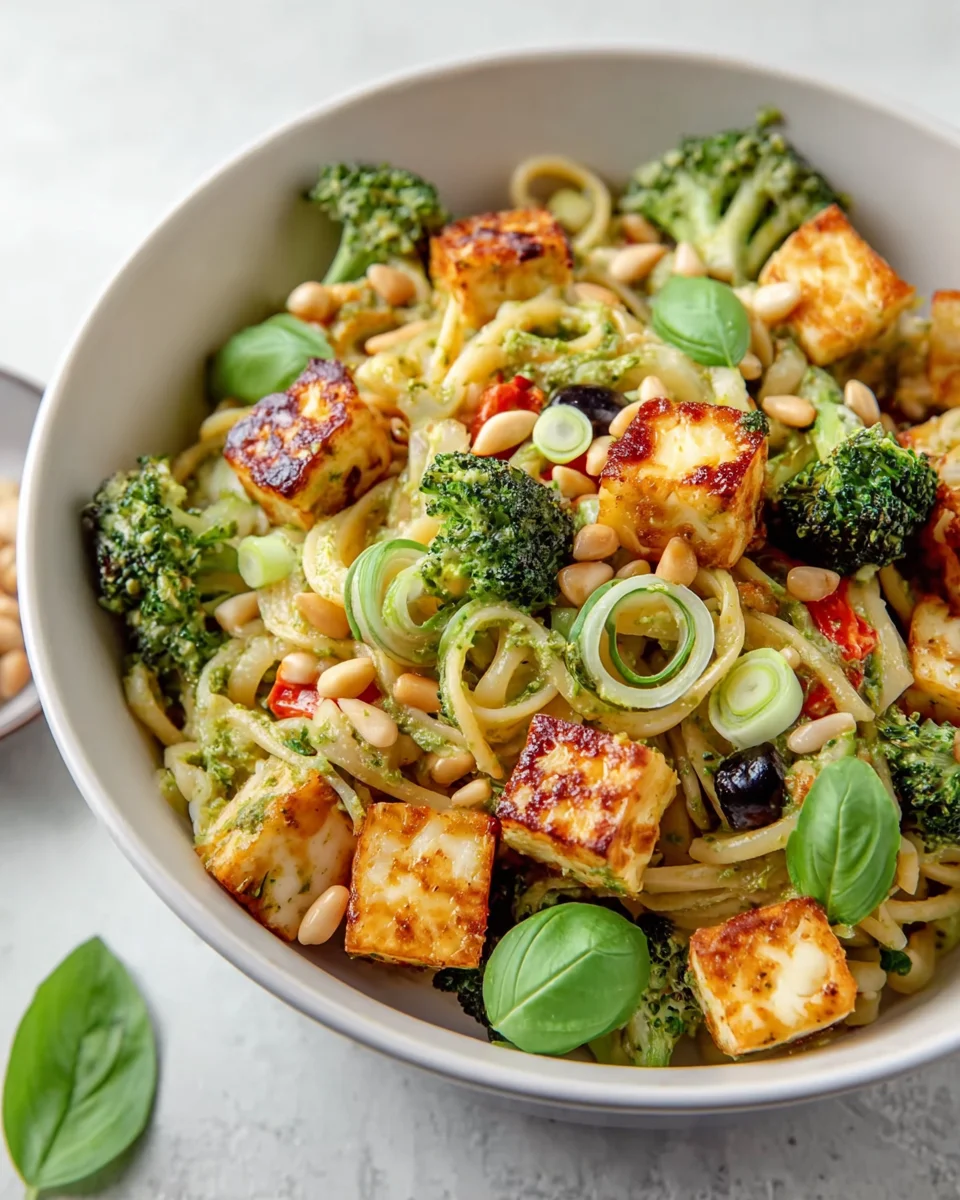 Bunter Halloumi-Pasta-Salat: Lecker & Gesund genießen!