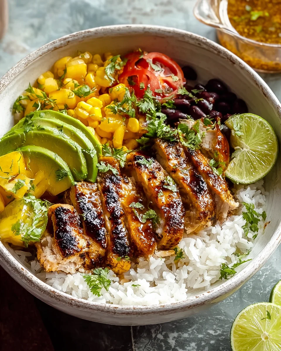 Honig-Limetten-Hühnchen-Reis-Bowls – Ultimatives Rezept!