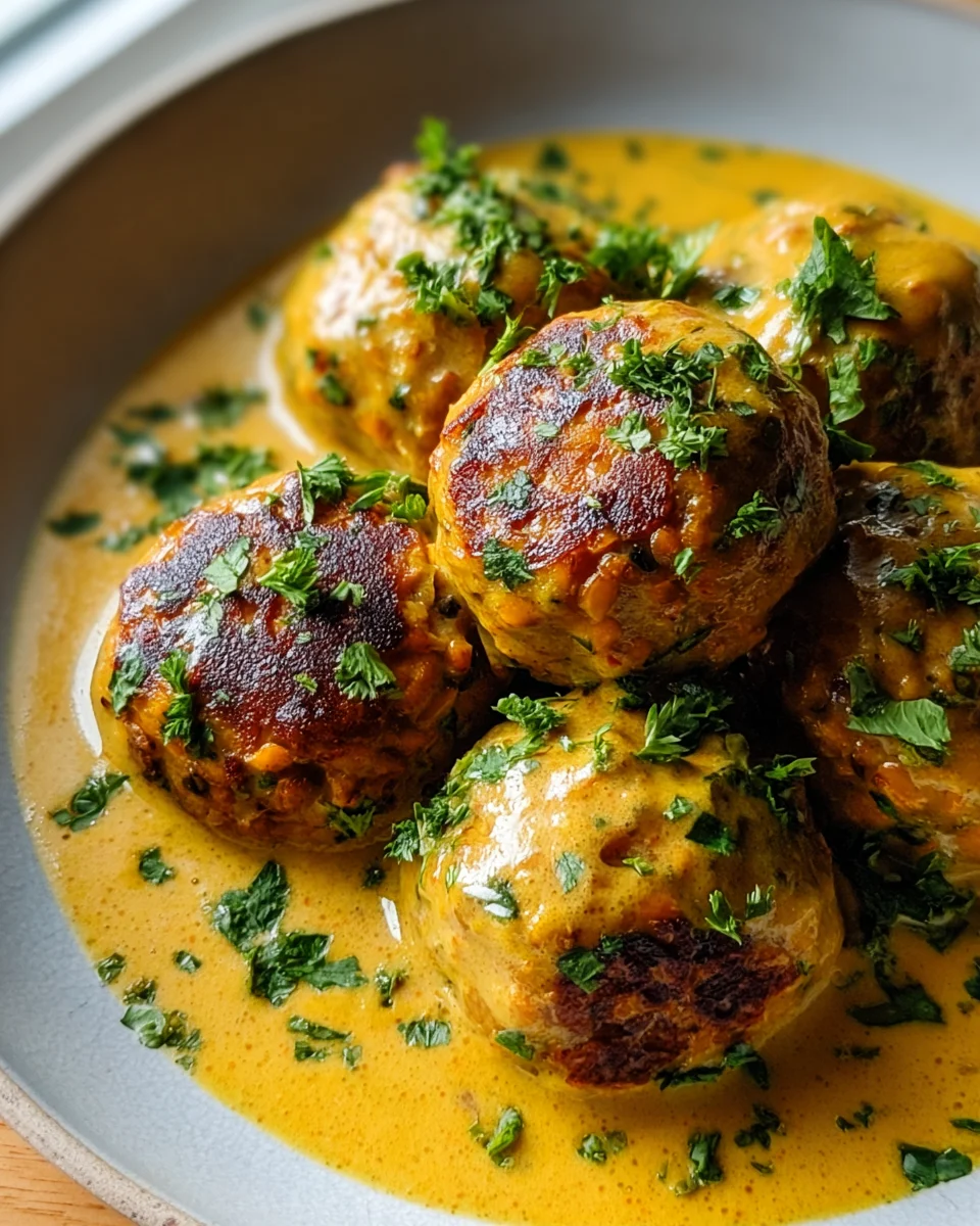 Vegane Linsenknödel in Curry Sauce – Einfach & Köstlich!