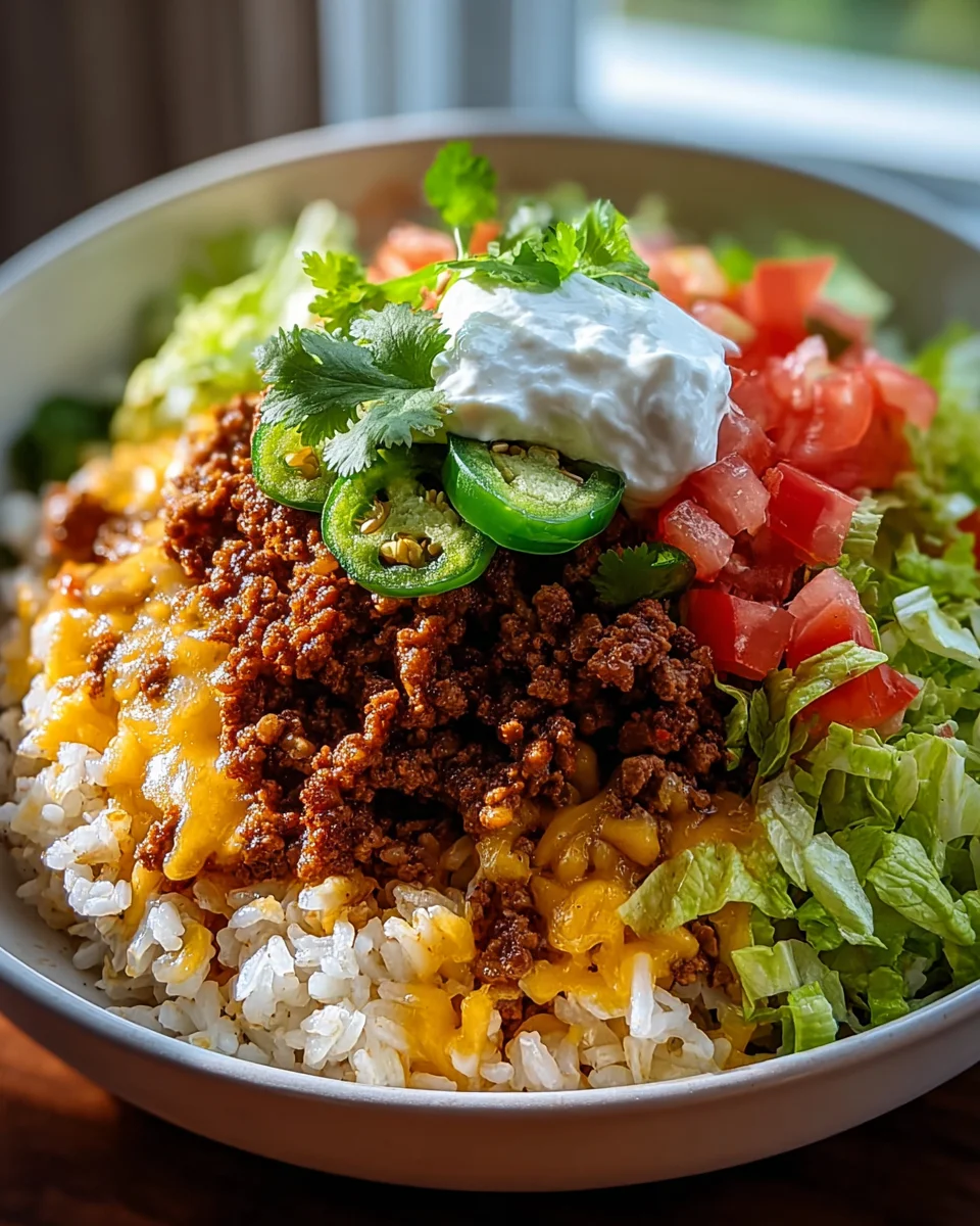 Leckere Taco Reis Bowl: Schnell & einfach mit Rind!