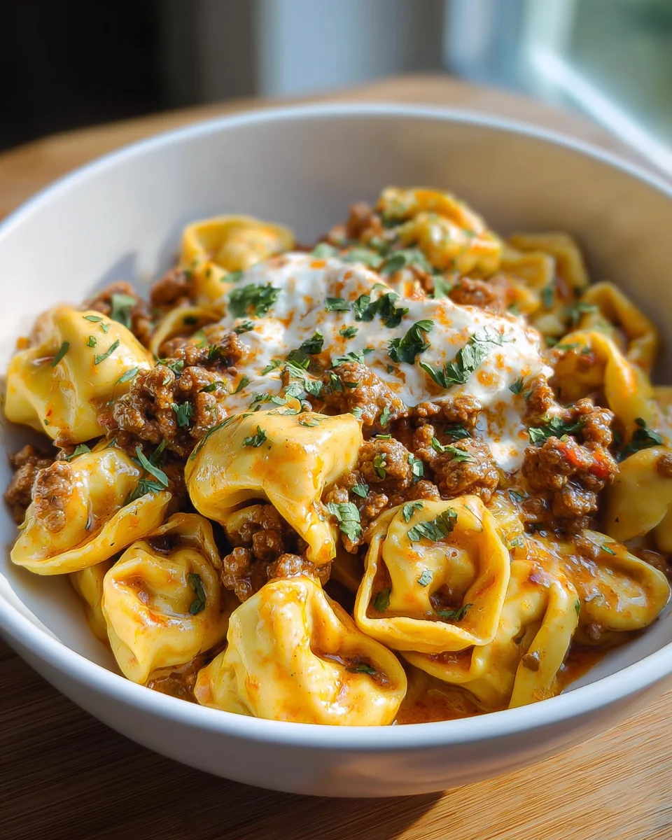 Käse Taco Tortellini Auflauf – Ein herzhaftes Genussrezept!