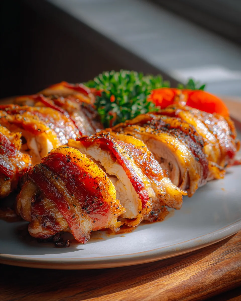 Beef Bacon Wrapped Hühnchenbrust: Einfach und Lecker Rezept