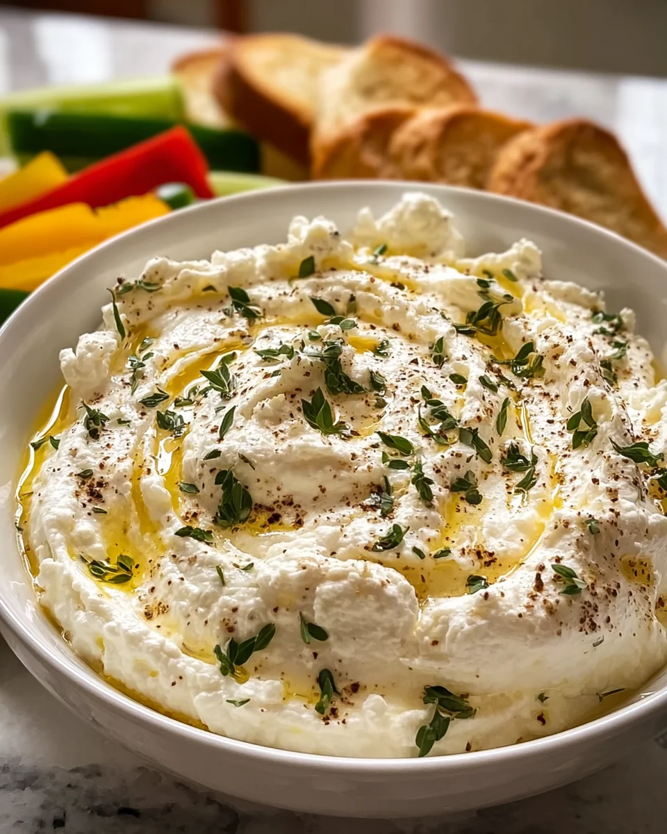 Verführerisches Rezept für geschlagene Feta mit geröstetem Knoblauch