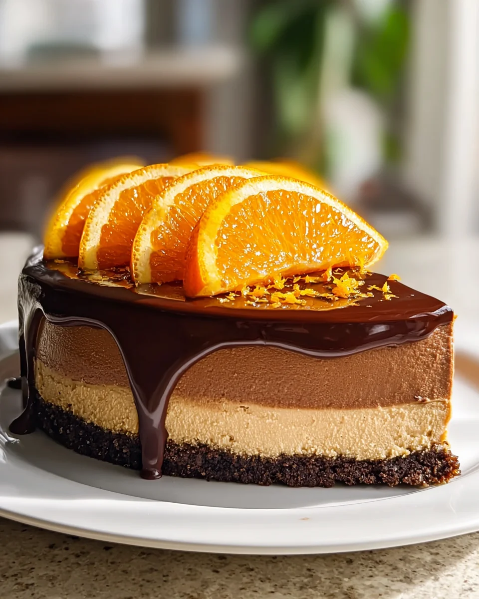 Schokoladen-Orangen-Cheesecake: Ein dekadenter Genuss!