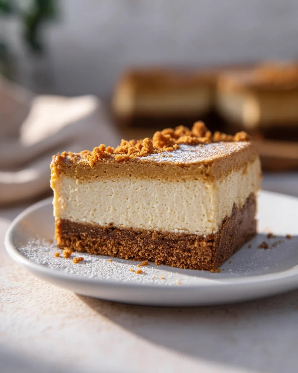 Leckere Gin Extract Gingerbread Cheesecake Bars Rezept