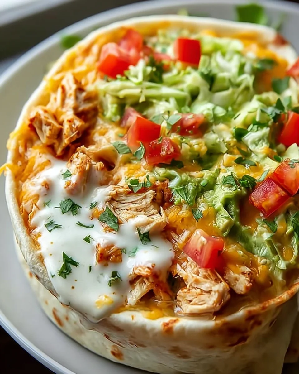 Leckere Chicken Avocado Ranch Burritos – Einfach & Schnell!