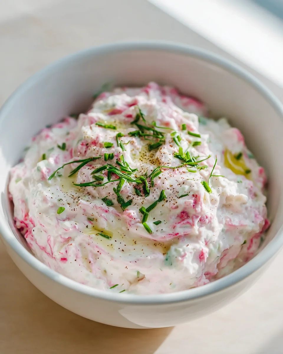 Gesunder Radieschen Tzatziki Dip – Frisch & Lecker!