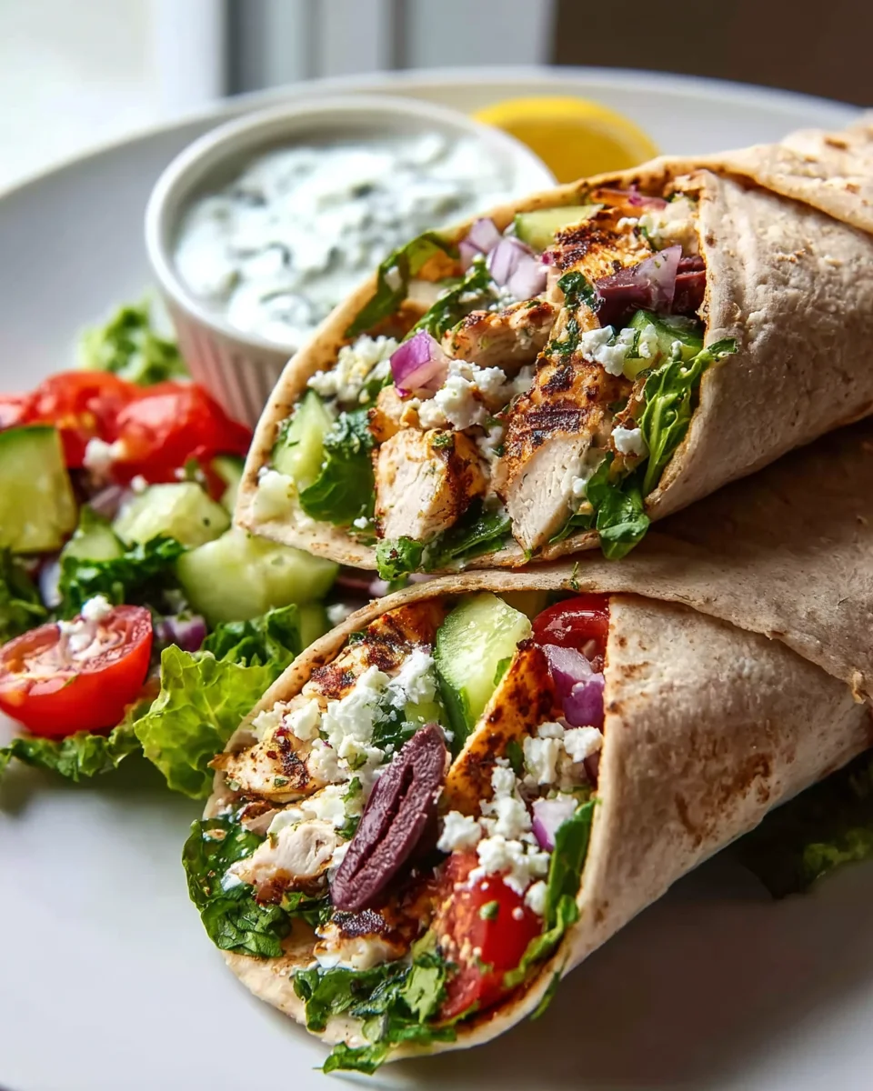 Mediterrane Hähnchen-Wraps: Einfaches und gesundes Rezept