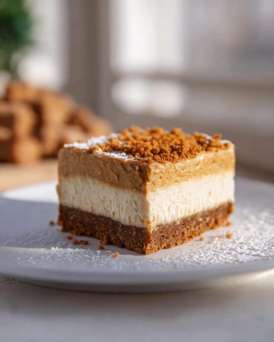 Leckere Gin Extract Gingerbread Cheesecake Bars Rezept