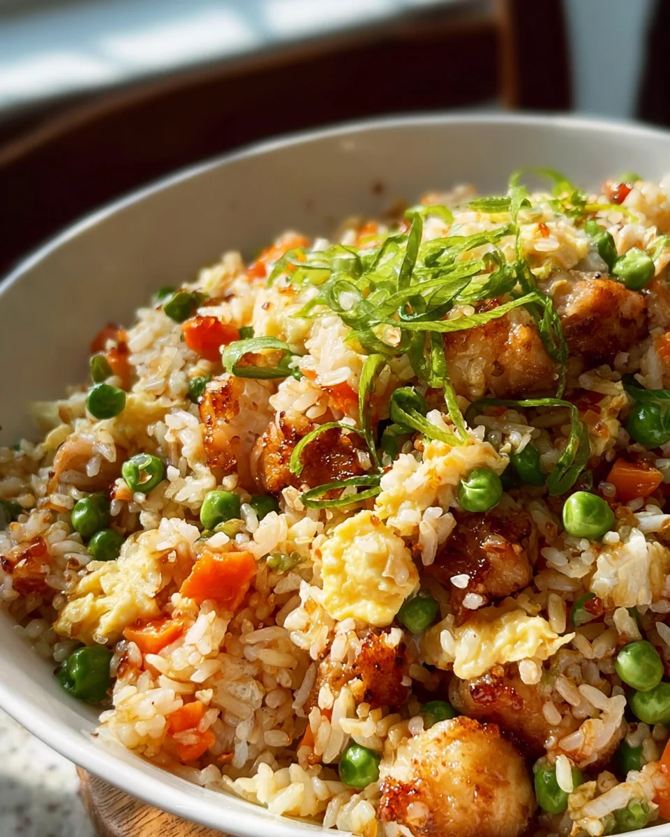 Leckeres Bang Bang Fried Rice mit Rindfleisch und Gemüse