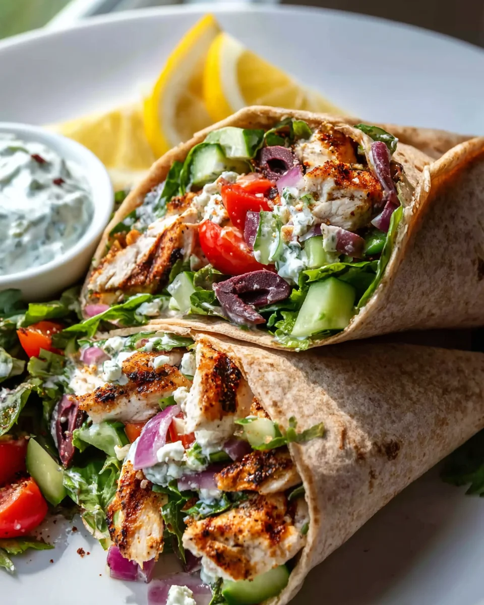 Mediterrane Hähnchen-Wraps: Einfaches und gesundes Rezept