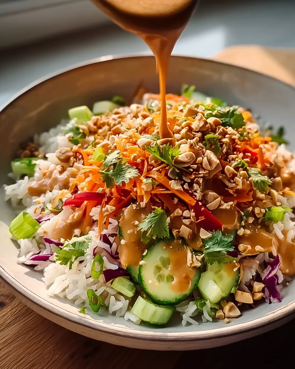 Knuspriger Satay Reis Salat – Ultimatives Rezept für Genießer!