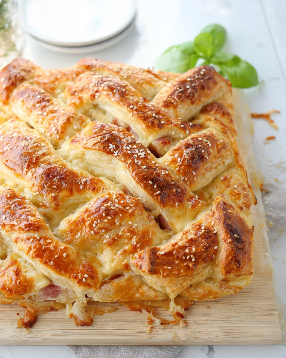 Kaese Schinken Zupfbrot Rezept – knusprig, käsig & lecker!