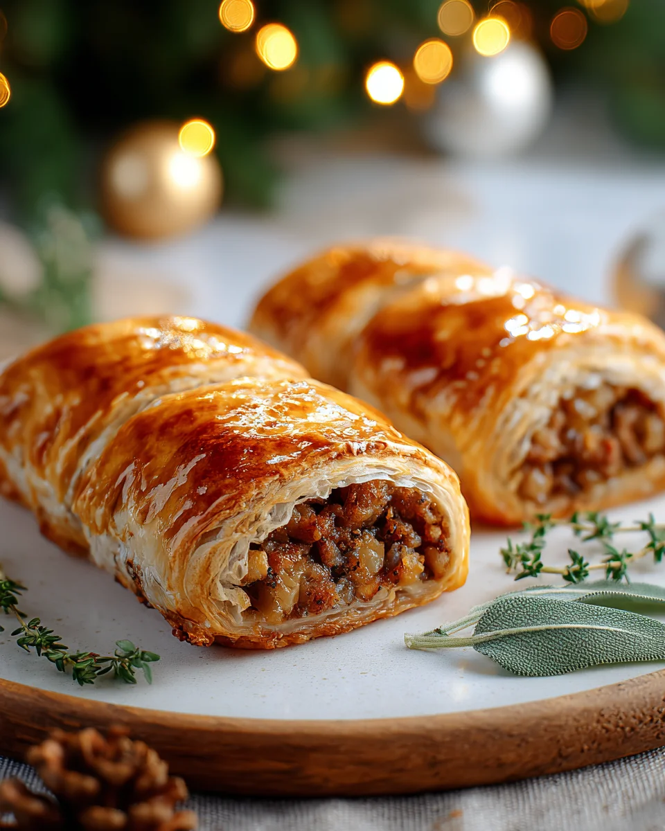 Leckere Weihnachtswurst-Röllchen mit Rindfleisch genießen!