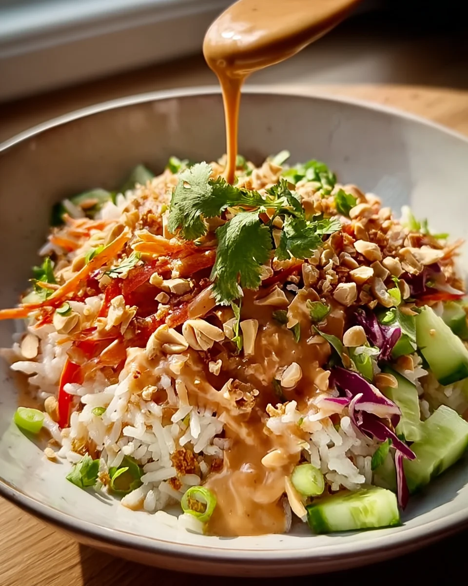 Knuspriger Satay Reis Salat – Ultimatives Rezept für Genießer!