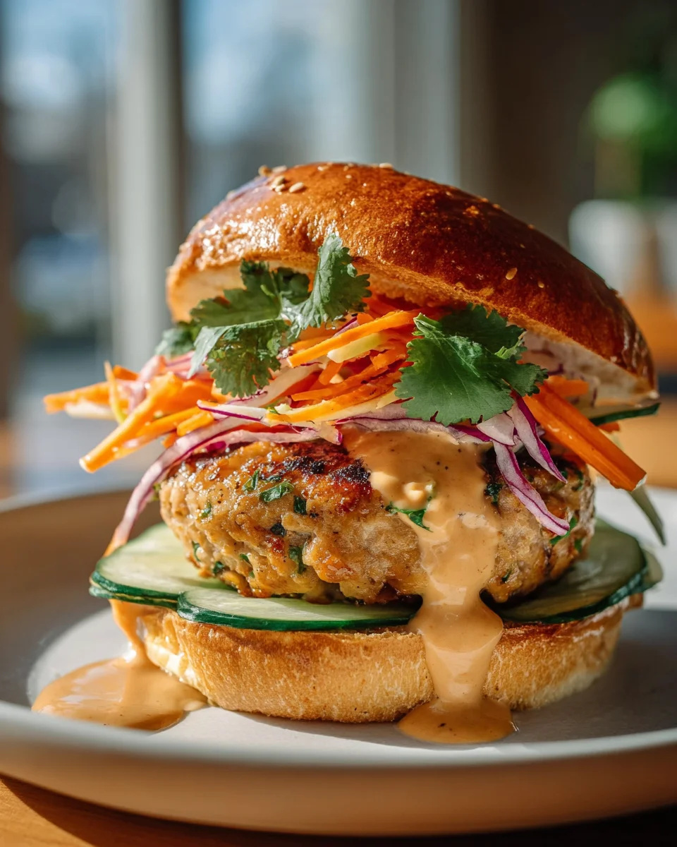 Thai Erdnuss Puten-Burger: Exotisch, schnell & super lecker!