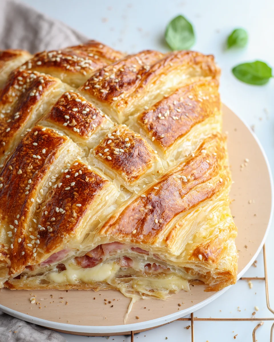 Kaese Schinken Zupfbrot Rezept – knusprig, käsig & lecker!