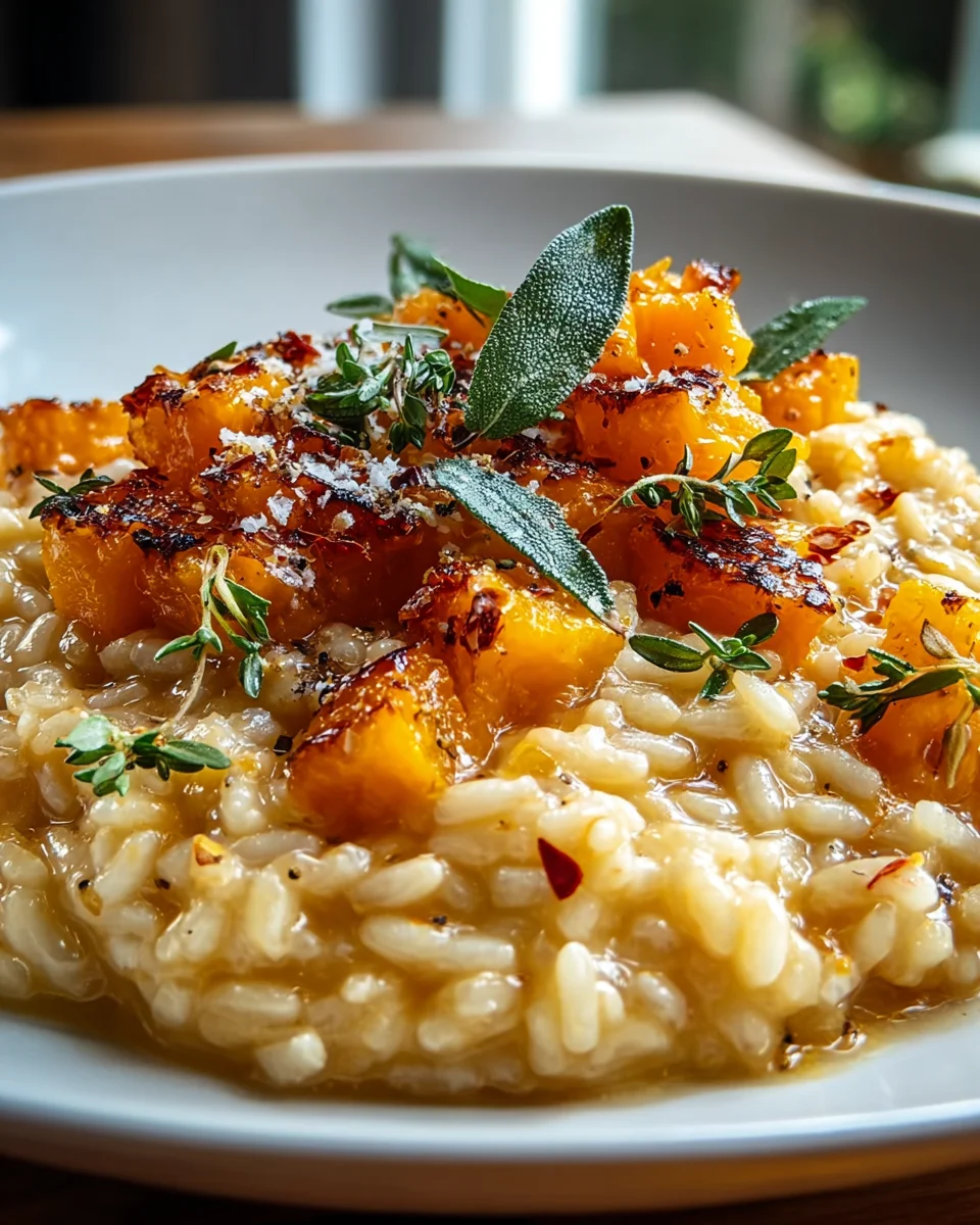 Leckeres Butternut-Kürbis Risotto – Einfaches Rezept!