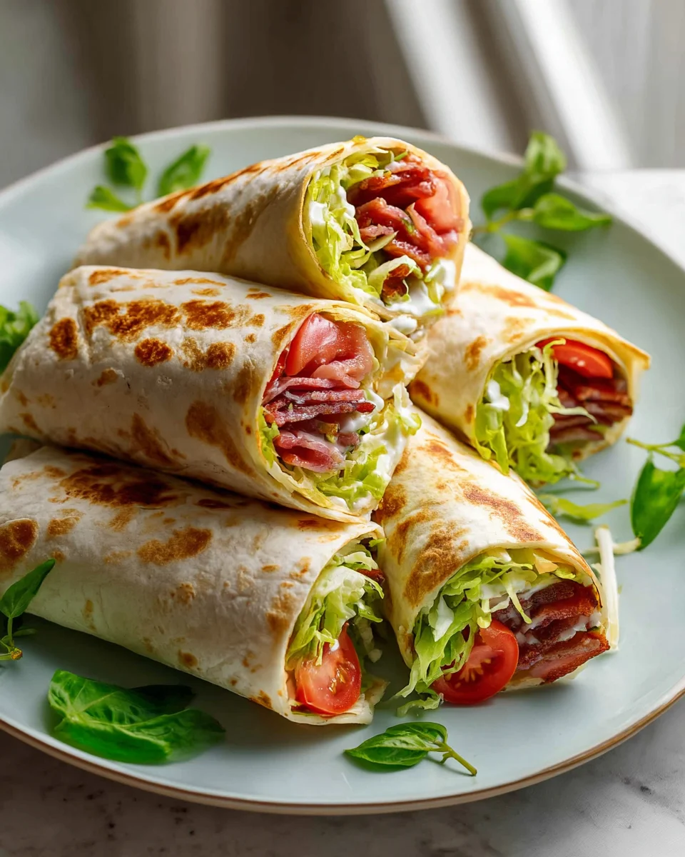 Gourmet BLT Wraps mit geheimer Sauce – Lecker & Einfach!