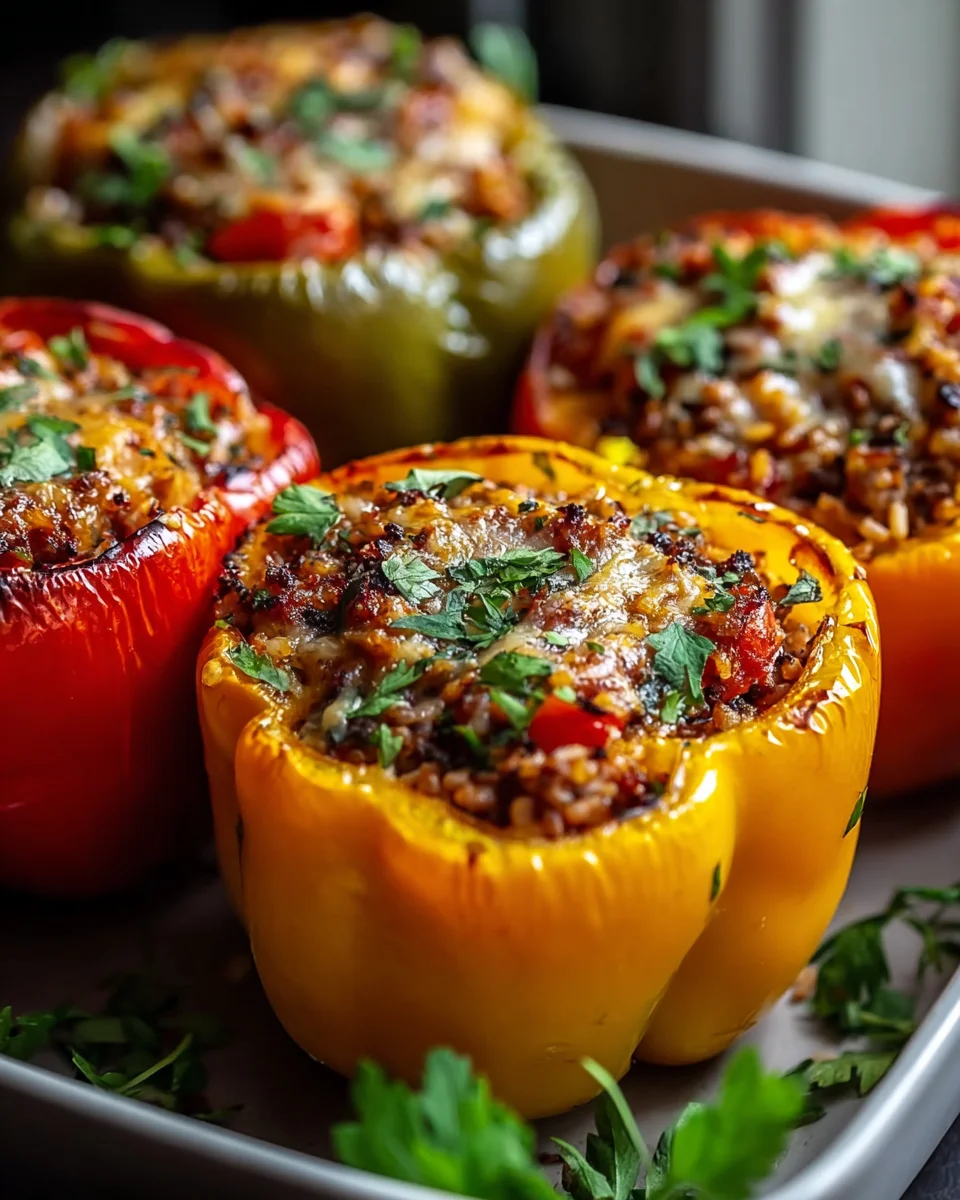 Gefüllte Paprika Airfryer: Unglaublich lecker & schnell!