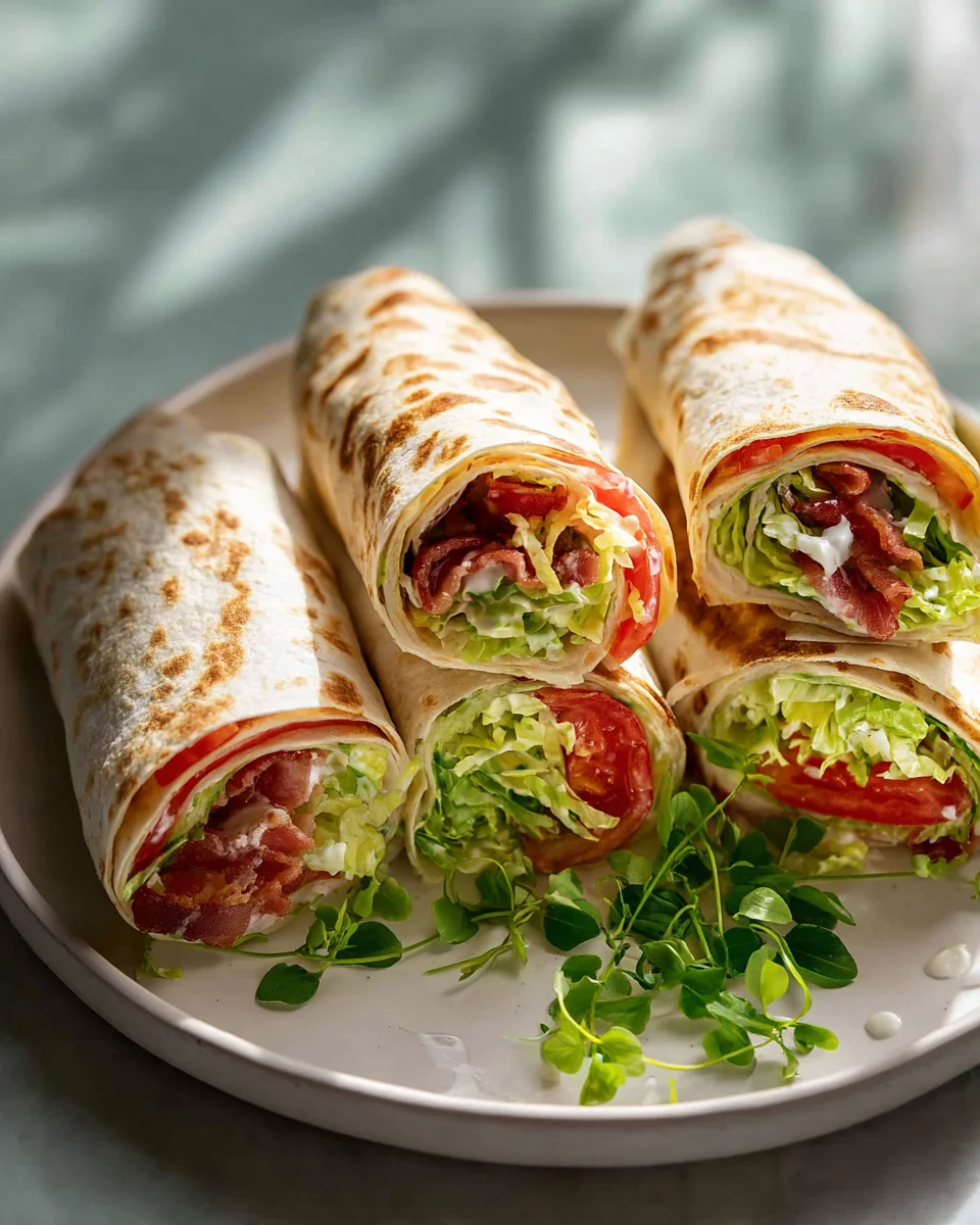 Gourmet BLT Wraps mit geheimer Sauce – Lecker & Einfach!
