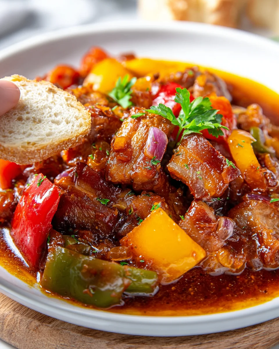 Herzhafter Rinder-Schaschliktopf aus dem Ofen – So lecker!