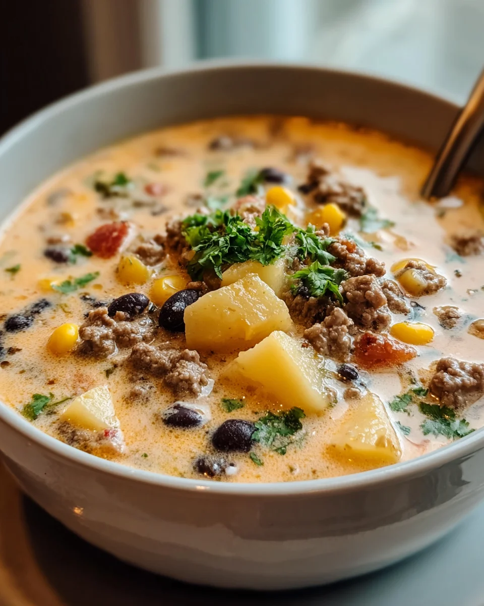 Cremige Cowboy-Suppe: Herzhaftes Rezept mit Rindfleisch