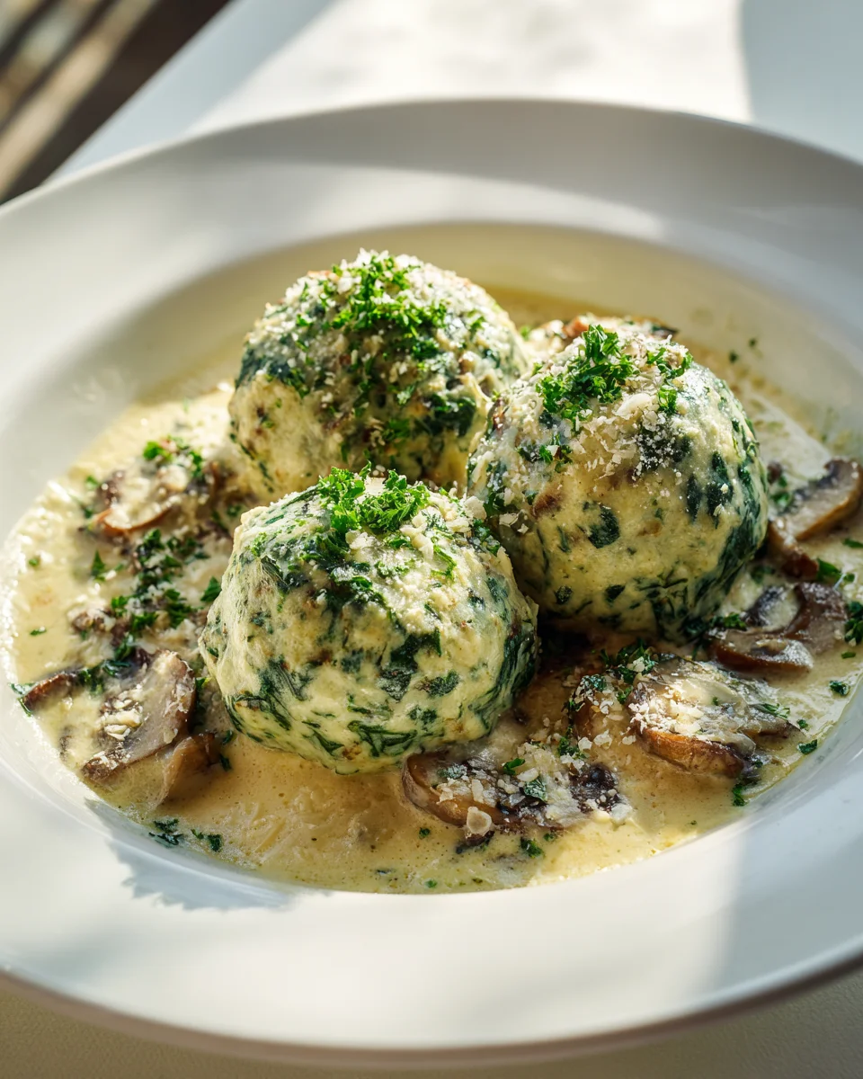 Leckere Spinatknödel: Ein einfaches Rezept für Genießer!