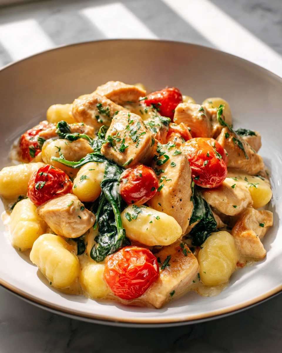 Cremige Zitronen-Hähnchen-Gnocchi – Dein neues Lieblingsrezept