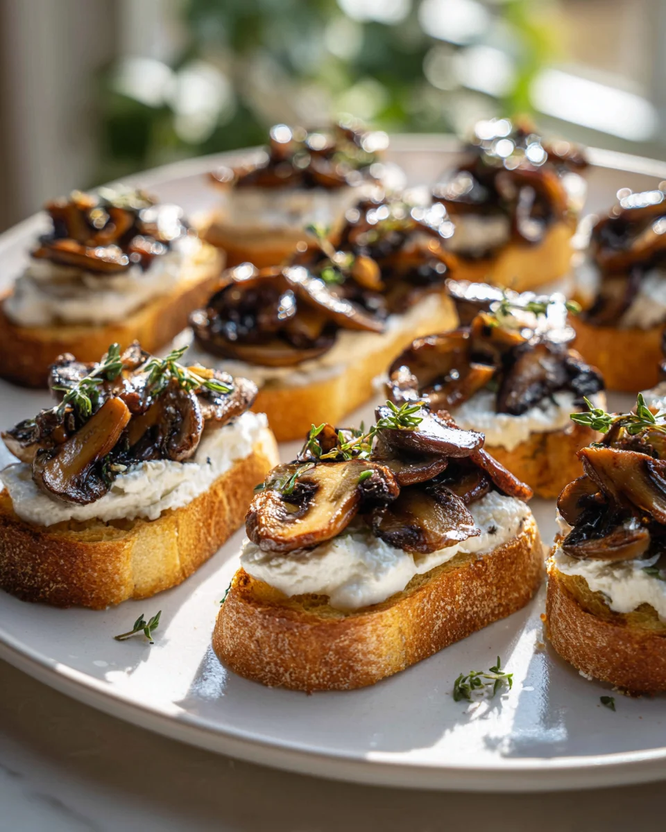 Cremige Pilz-Toasts: Köstlich mit luftigem Ricotta!